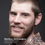 Matthew DeGrandpre, Farm Operations Manager at Wolfe's Neck Farm in Freeport, Maine