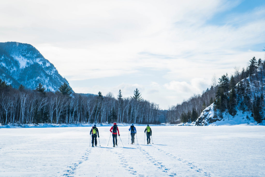 Hiking in a winter wonderland