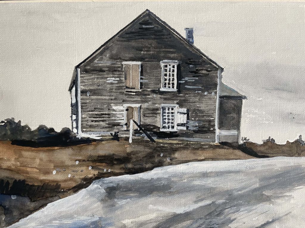 The Town House by Maine artist, Anthony Pierce