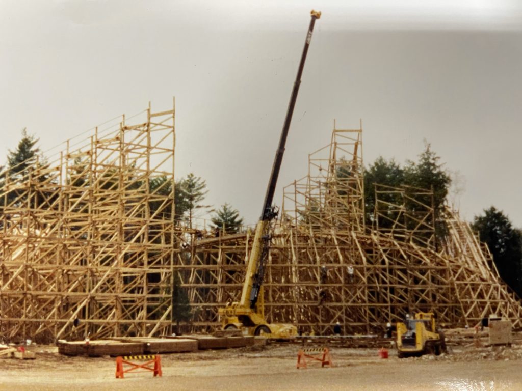 The Legacy of New England s Tallest Wooden Roller Coaster The