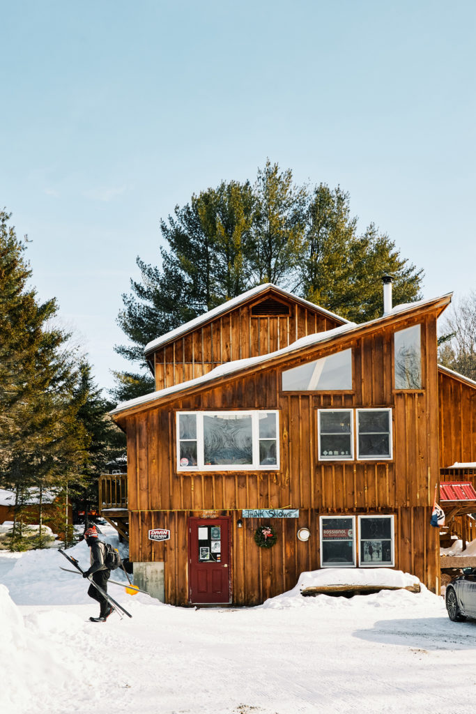 Along with Nordic skiing, Carter’s XC Ski Center on Intervale Road in Bethel offers snowshoe and fat bike rentals and off-the-grid cabins for ski-to lodging.