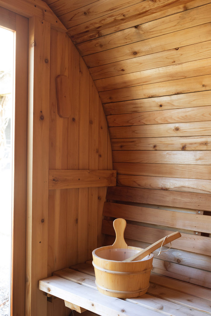 A Sauna Transforms a South Portland Backyard into a YearRound Oasis