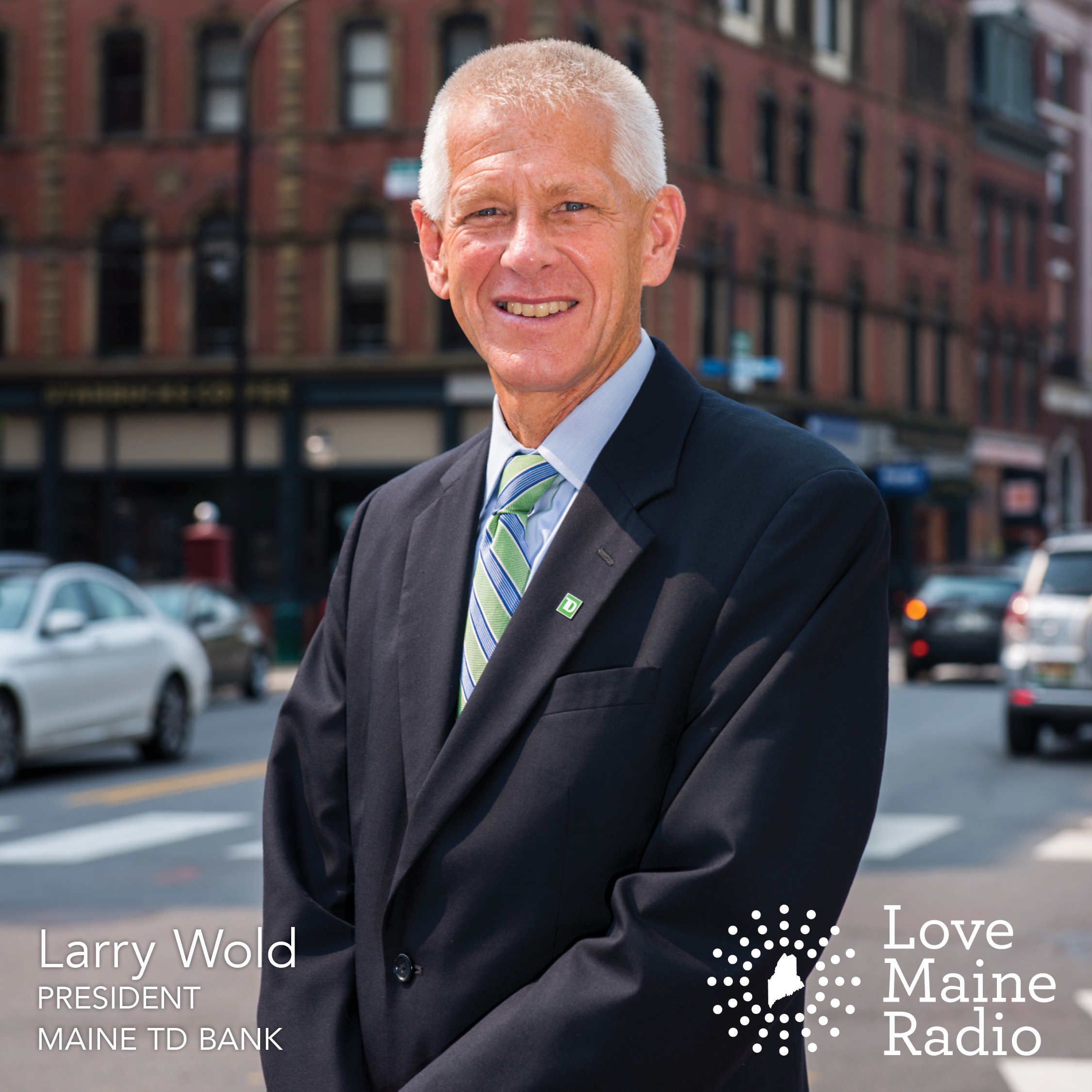 Larry Wold, Maine TD Bank President Dr. Lisa Belisle
